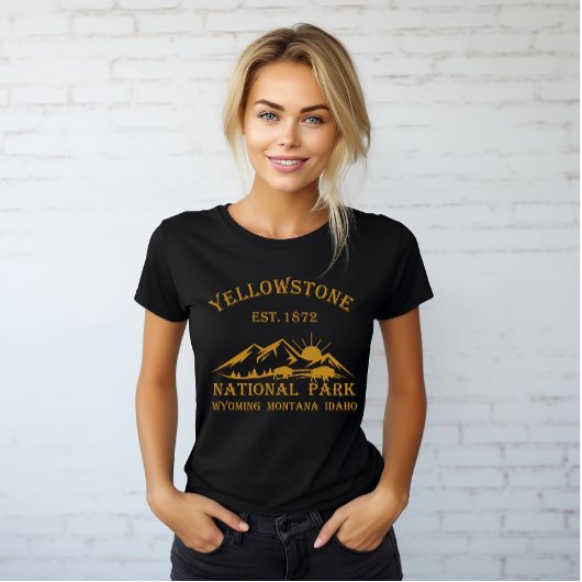 Klassiek Yellowstone National Park T-shirt
