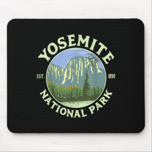 Klassiek Yosemite National Park Ca California Wand Muismat