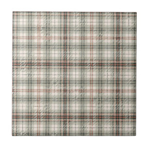Klassiek zachte Schotse tartan ruitpatroon Tegeltje