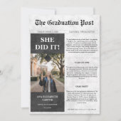 Klassiek, ze heeft het gedaan | Afstudeerkrant Fot Kaart (Voorkant)