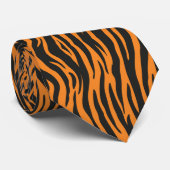 Klassiek zebra wild dier patroon stropdas (Opgerold)