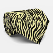 Klassiek zebra wild dier patroon stropdas (Opgerold)