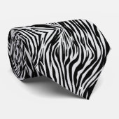 Klassiek zebra wild dier patroon stropdas (Opgerold)