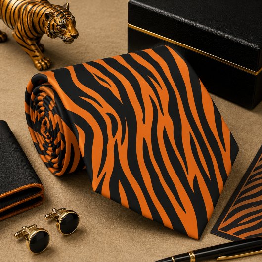 Klassiek zebra wild dier patroon stropdas