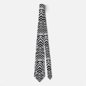 Klassiek zebra wild dier patroon stropdas (Voorkant)