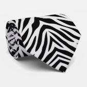 Klassiek zebra wild dier patroon stropdas (Opgerold)