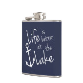 klassiek zeemilieu IS BETER IN HET LICHT | Heupfles (Links)