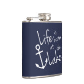 klassiek zeemilieu IS BETER IN HET LICHT | Heupfles (Rechts)