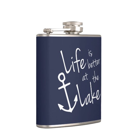 klassiek zeemilieu IS BETER IN HET LICHT | Heupfles (Rechts)