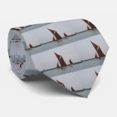 Klassiek zeilschip stropdas (Opgerold)