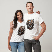 Klassiek Zilver ALTJD BOOS Statement T-shirt (Unisex)