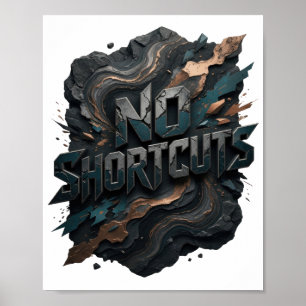 Klassiek Zilver GEEN SNELWEGEN Poster