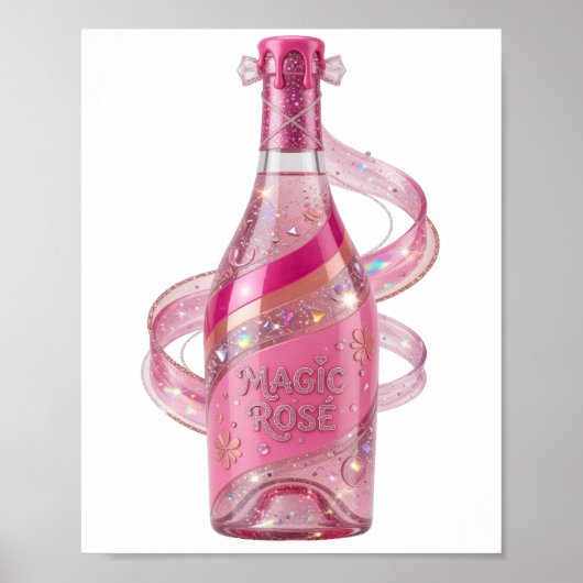 Klassiek Zilver MAGIC ROS Design Poster (Voorkant)