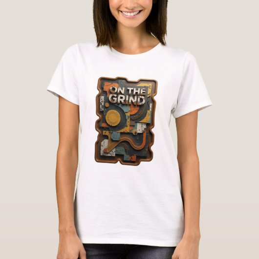 Klassiek Zilver OP DE MOLEN Custom T-shirt (Voorkant)