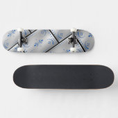 Klassiek zilver persoonlijk skateboard (Horizontaal)