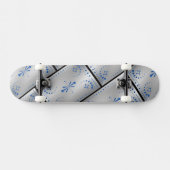 Klassiek zilver persoonlijk skateboard (Horizontaal)