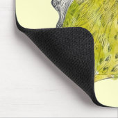 Klassiek zoete fantasie vlinderfee met vleugels muismat (Hoek)