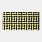 Klassiek zwart aangepaste houndstooth patroon bureaumat (Voorkant)