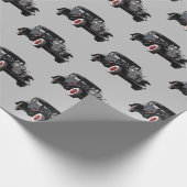  Klassiek Zwart Antiek Kar Masculine Cadeaupapier (Hoek)