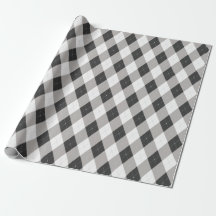 Klassiek Zwart Argyle Schotse Ruit Inpakpapier