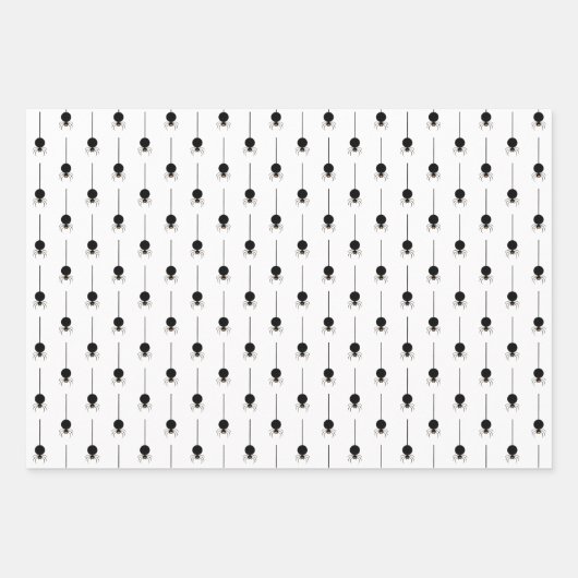 Klassiek zwart en wit Halloween Inpakpapier Vel (Voorkant 2)