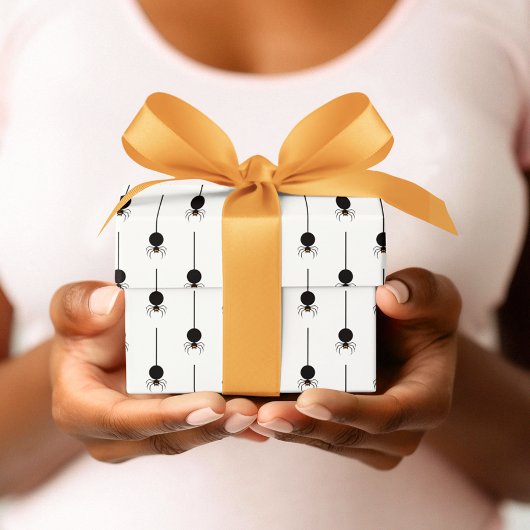 Klassiek zwart en wit Halloween Inpakpapier Vel