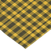 Klassiek Zwart Geel Plaid Tafelkleed (Gekanteld)