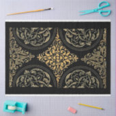 Klassiek zwart & goud sierweefselpapier tissuepapier (Craft)