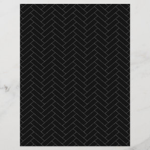 Klassiek zwart grijs herringbone patroon
