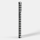 Klassiek zwart houndstooth patroon Case-Mate iPhone case (Achterkant / Rechts)