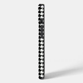 Klassiek zwart houndstooth patroon Case-Mate iPhone case (Achterkant / Links)
