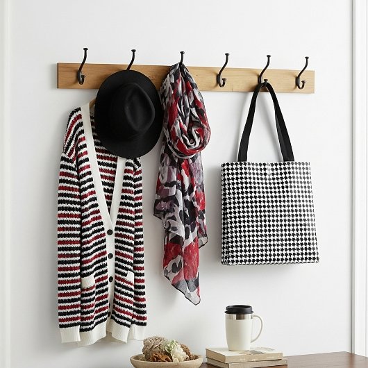 Klassiek zwart houndstooth patroon tote bag