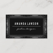 Klassiek zwart Lijst Visitekaartje (Voorkant)
