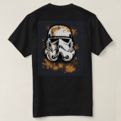 Klassiek zwart Mannen T-shirt (Design achterkant)