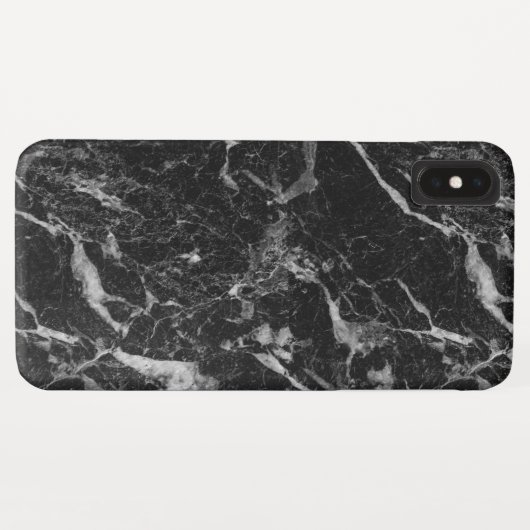 Klassiek zwart marmeren patroon Case-Mate iPhone case (Achterkant (horizontaal))