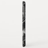 Klassiek zwart marmeren patroon Case-Mate iPhone case (Achterkant/links)