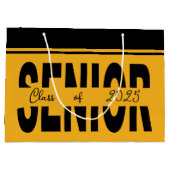 Klassiek zwart Senior custom Groot Cadeauzakje (Achterkant)