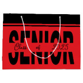 Klassiek zwart Senior custom Groot Cadeauzakje (Achterkant)