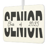 Klassiek zwart Senior custom Luchtverfrisser (Links)