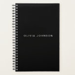 Klassiek zwart | Spiral Wekelijkse/Maandelijkse Pl Planner<br><div class="desc">Voeg uw aangepaste naam toe aan deze klassieke zwarte spiraal wekelijkse\maandelijkse planner. Ideaal voor een verscheidenheid aan projecten om u georganiseerd te houden.</div>