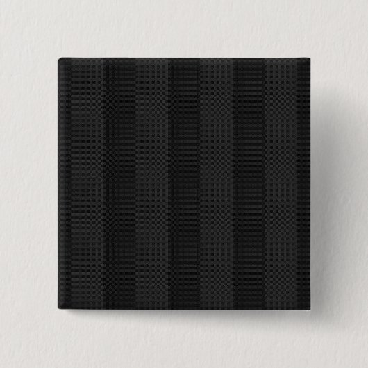 Klassiek zwart vierkante button 5,1 cm (Voorkant)