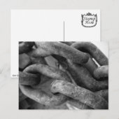 Klassiek zwart-wit Briefkaart (Voorkant / Achterkant)