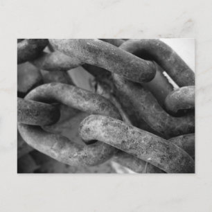 Klassiek zwart-wit Briefkaart