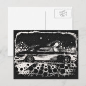 Klassiek zwart-wit Briefkaart (Voorkant / Achterkant)