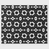 Klassiek zwart-wit cadeaupapier (Vlak)