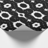 Klassiek zwart-wit cadeaupapier (Hoek)