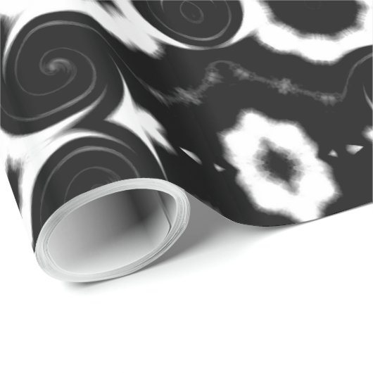 Klassiek zwart-wit cadeaupapier (Rol Hoek)