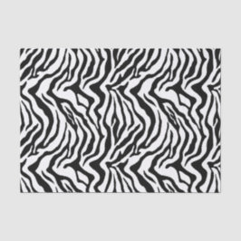 Klassiek zwart-wit dier zebra patroon  tissuepapier