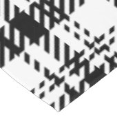 Klassiek zwart-wit geplakt tafelkleed (Gekanteld)