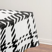 Klassiek zwart-wit geplakt tafelkleed (Voorbeeld)